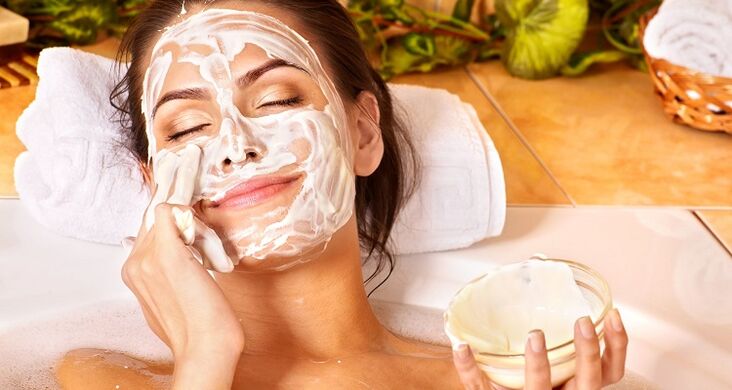 cottage cheese mask for skin rejuvenation